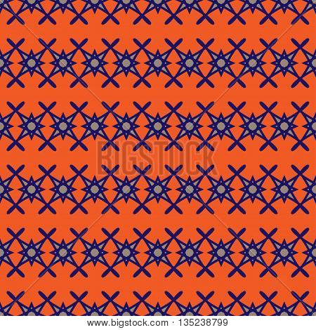 Stars geometric seamless pattern. Fashion graphic background design. Modern stylish abstract texture. Colorful template for prints textiles wrapping wallpaper website etc Stock VECTOR illustration