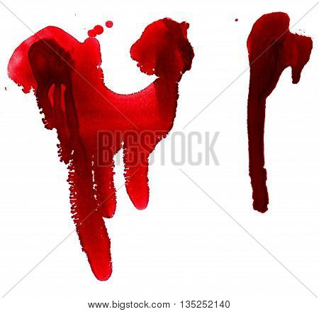 Red Paint Drips