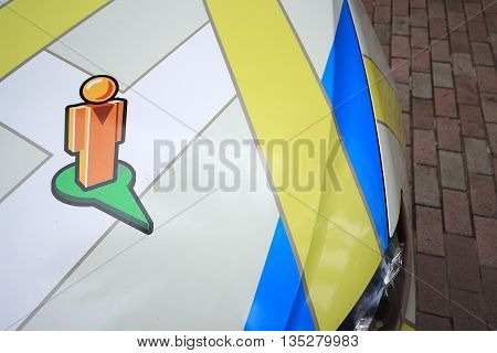 BANGKOK,THAILAND - JULY 16: A Google Maps car on view in central Bangkok as the internet giant announces the Thai capital has been added to its Street View utility on July 16,2013 in Bangkok,Thailand.