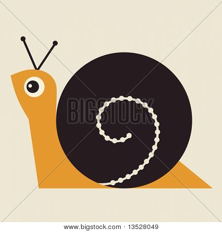 Illustrazione vettoriale di lumaca