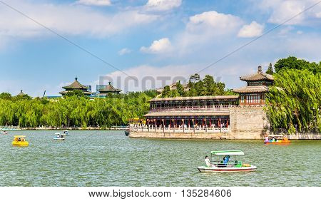 Beihai Park with the lake - Beijing, China