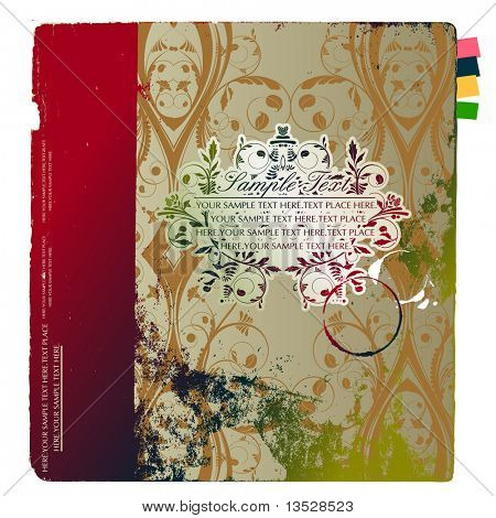 Vector alte Buch-cover