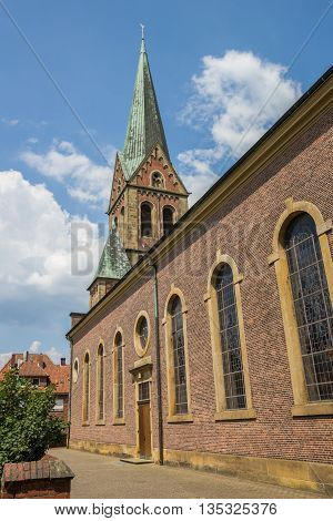 Bonifatius Church In The Historical Center Of Lingen