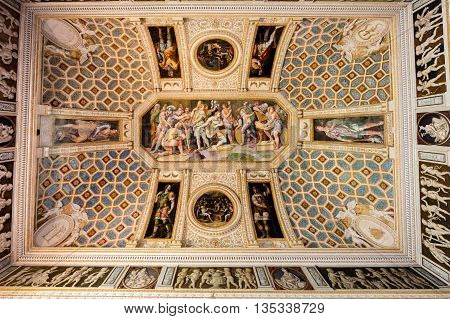 Ceiling Frescoes Of Palazzo Te In Mantua