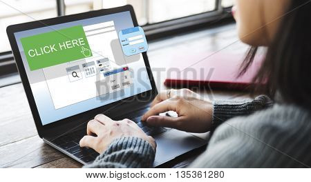 Click Here Membership Register Sign-up Subscribe Concept