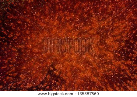 Rust on steel is grunge paint on metal backgroundBackground with Rust on steel.