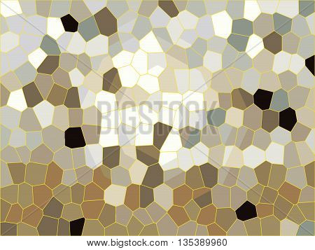 Geometric pattern. Diamonds. Vector. Brown background. mosaic