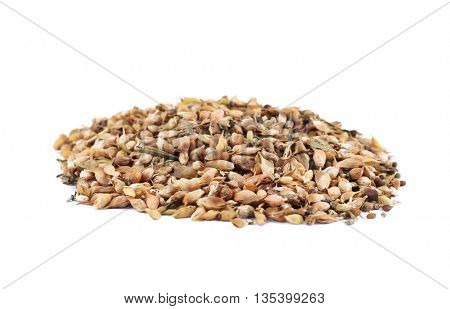 Dried utsho suneli isolated on white
