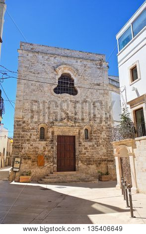 Church of St. Chiara of Turi. Puglia. Italy.