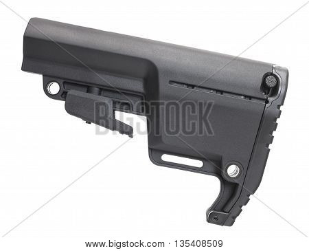 Polymer stock that can be adjusted in length for an rifle