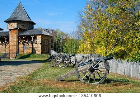 Citadel Fortress In Baturin, Ukraine, Fragment