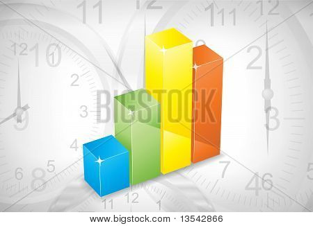 Värikartan kelloa vastaan