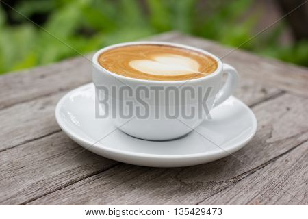 Cup Of Latte Coffee