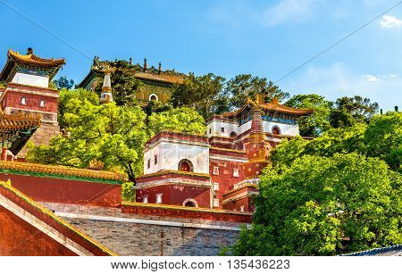 Four Great Regions Temple at the Summer Palace in Beijing, China