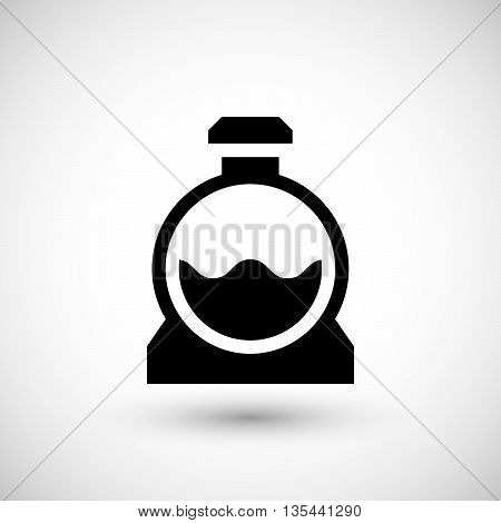 Sewage tank icon isolated on grey. Vector illustration