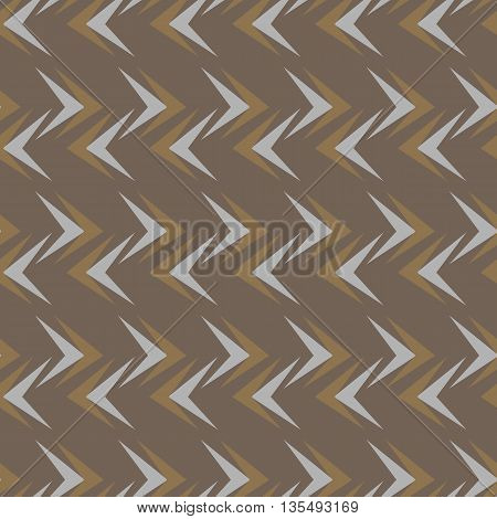 Seamless abstract vector pattern texture on brown background