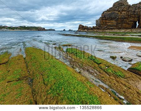 Portio Beach Coastline Landscape.