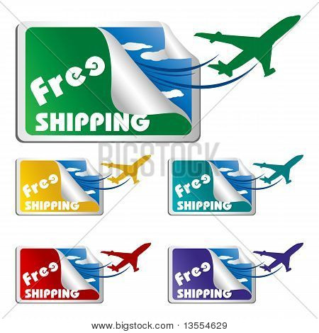 Ücretsiz kargo etiketleri