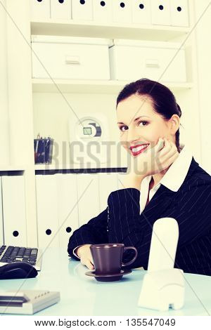 Break for business woman.