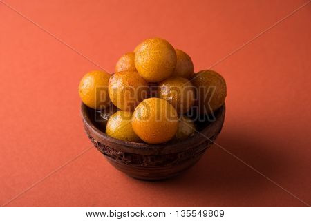 Gulab jamun, or gulaab jamun, is a milk-solids-based sweet mithai