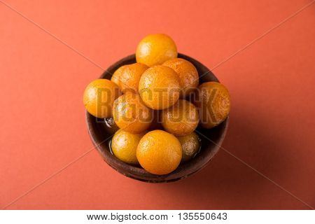 Gulab jamun, or gulaab jamun, is a milk-solids-based sweet mithai