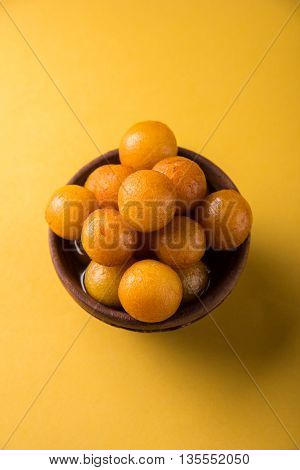 Gulab jamun, or gulaab jamun, is a milk-solids-based sweet mithai
