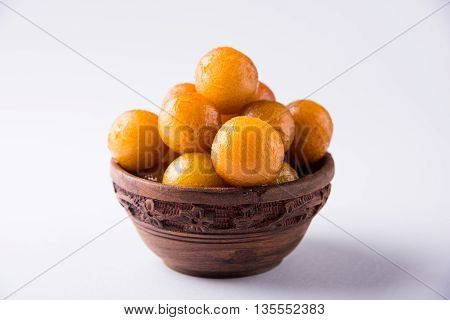 Gulab jamun, or gulaab jamun, is a milk-solids-based sweet mithai