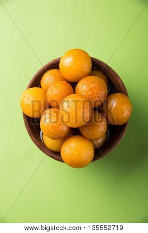 Gulab jamun, or gulaab jamun, is a milk-solids-based sweet mithai