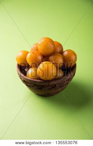 Gulab jamun, or gulaab jamun, is a milk-solids-based sweet mithai