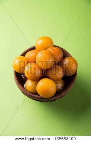 Gulab jamun, or gulaab jamun, is a milk-solids-based sweet mithai