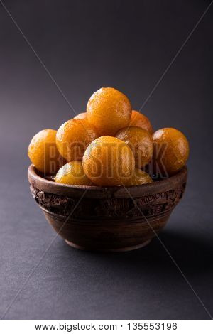 Gulab jamun, or gulaab jamun, is a milk-solids-based sweet mithai