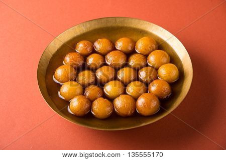 Gulab jamun, or gulaab jamun, is a milk-solids-based sweet mithai