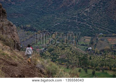 San Alfonso Valley, Trail In The  Mountain