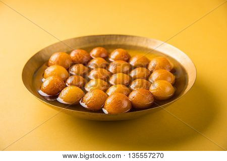 Gulab jamun, or gulaab jamun, is a milk-solids-based sweet mithai