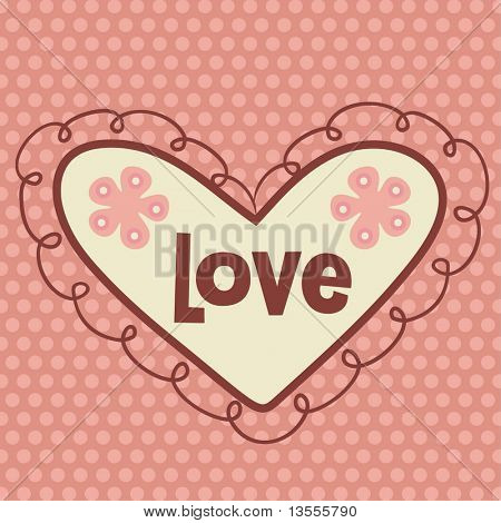 valentine's day card design