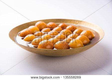 Gulab jamun, or gulaab jamun, is a milk-solids-based sweet mithai
