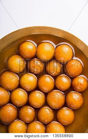 Gulab jamun, or gulaab jamun, is a milk-solids-based sweet mithai