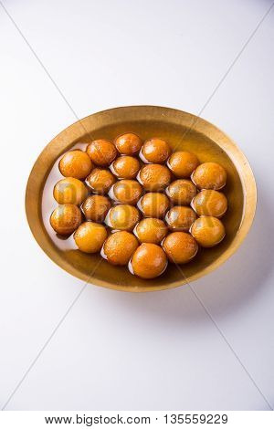 Gulab jamun, or gulaab jamun, is a milk-solids-based sweet mithai