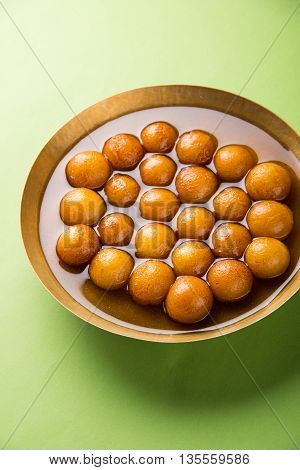Gulab jamun, or gulaab jamun, is a milk-solids-based sweet mithai