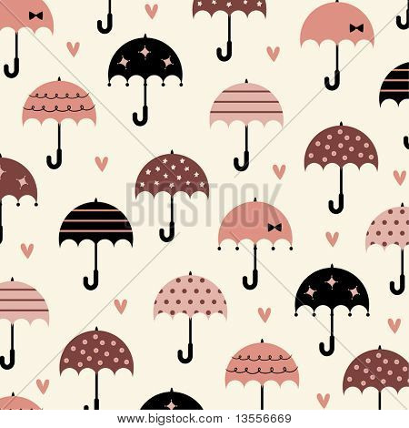 paraguas con el diseño de fondo de pantalla de amor