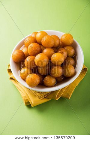 Gulab jamun, or gulaab jamun, is a milk-solids-based sweet mithai