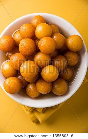 Gulab jamun, or gulaab jamun, is a milk-solids-based sweet mithai