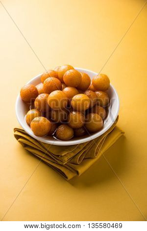 Gulab jamun, or gulaab jamun, is a milk-solids-based sweet mithai
