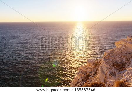 Beautiful sea shore in Cyprus