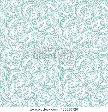Hand painted watercolor vector flowerseamless pattern background