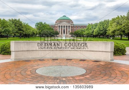Dedman College Of Humanities And Sciences On The Campus Of Southern Methodist University