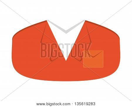 Justice and law represented by guilty over isolated and flat background