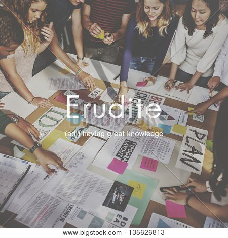 Erudite Academic Educated Intellectual Knowledgeable Concept