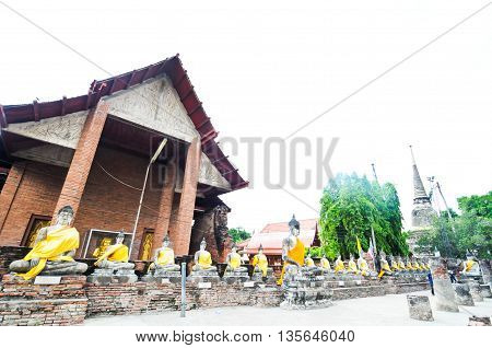 Thailand Ayutthaya Wat Yai Chai Mongkhon
