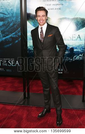 NEW YORK-DEC 7: Actor Erich Bergen attends the New York premiere of 